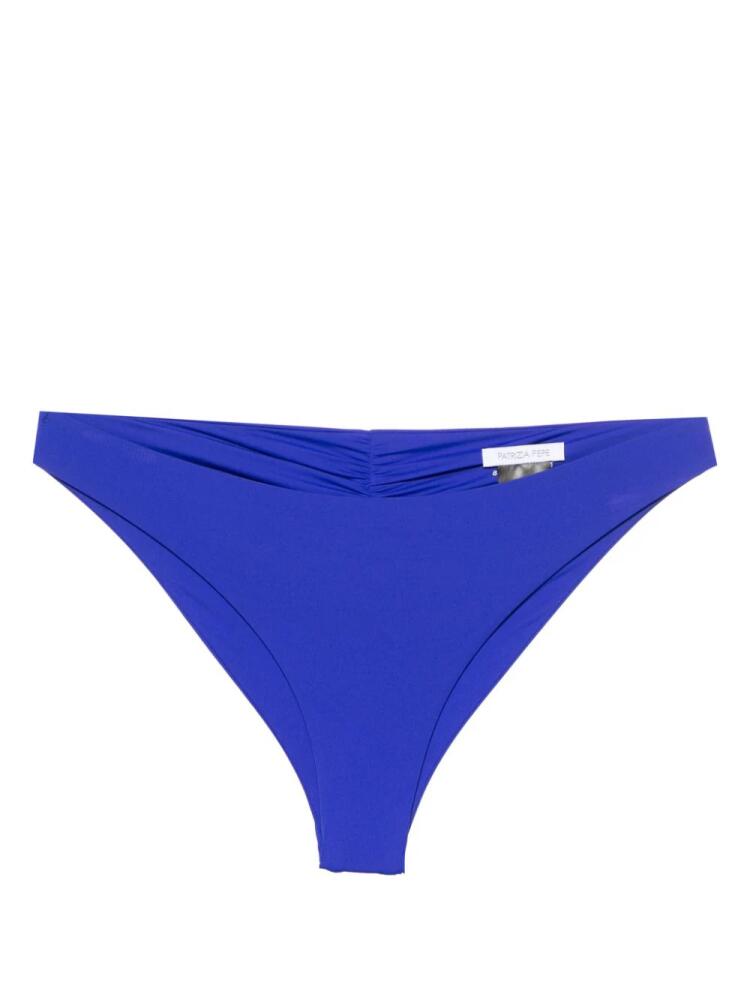 Patrizia Pepe ruched bikini bottoms - Blue Cover