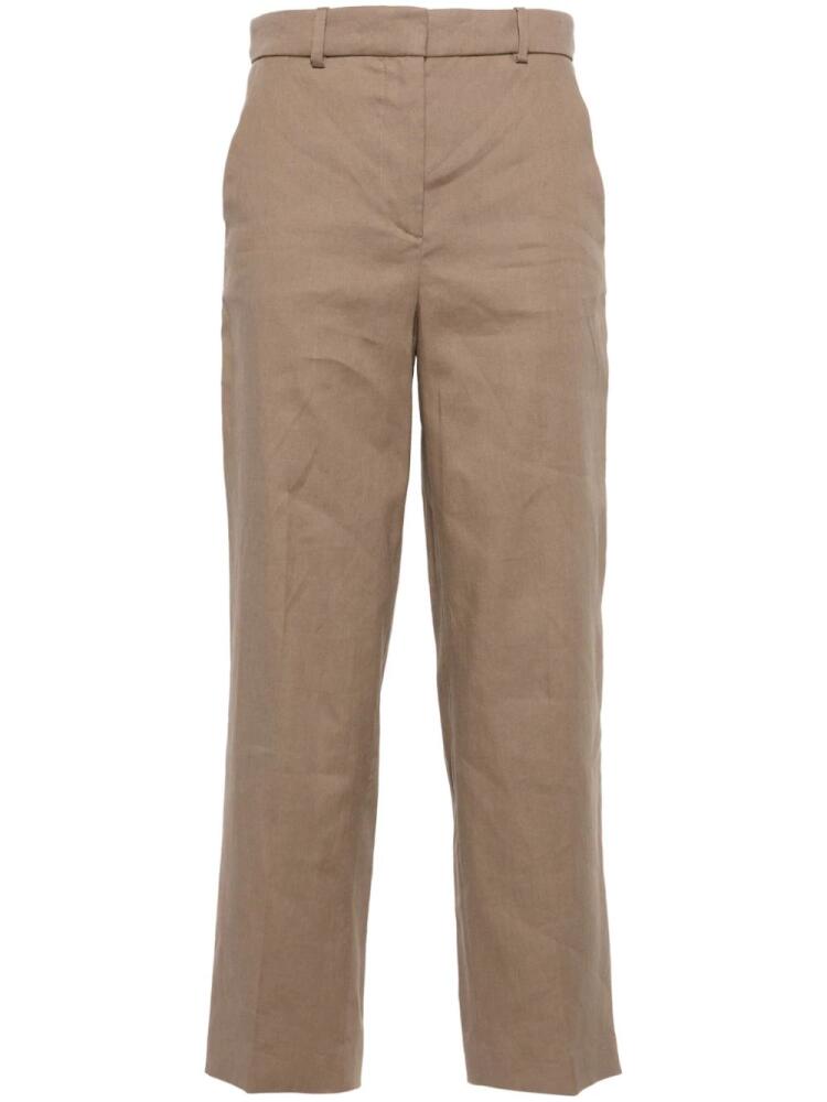 JOSEPH Trina mid-rise cropped trousers - Brown Cover