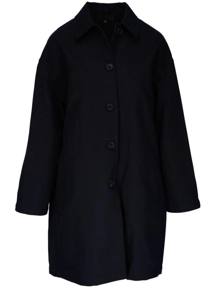 Nili Lotan spread-collar single-breasted coat - Blue Cover