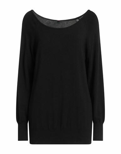 Stefanel Woman Sweater Black Viscose, Wool, Polyamide, Elastane Cover