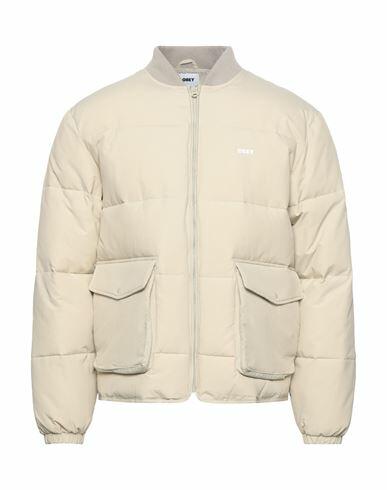 Obey Man Puffer Beige Nylon Cover