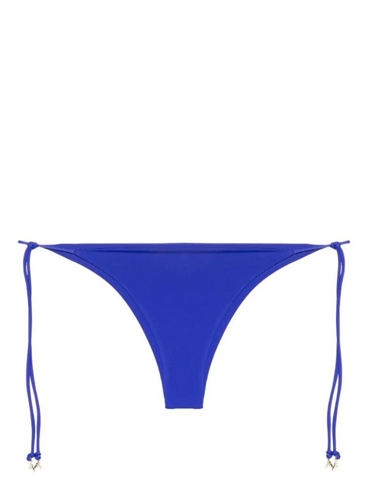 Patrizia Pepe logo-charm bikini bottoms - Blue Cover