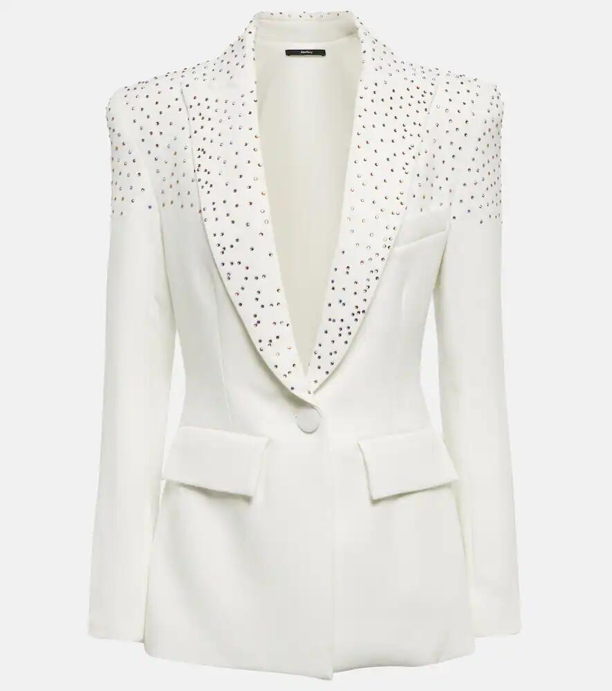 Alex Perry Addison embellished crêpe blazer Cover