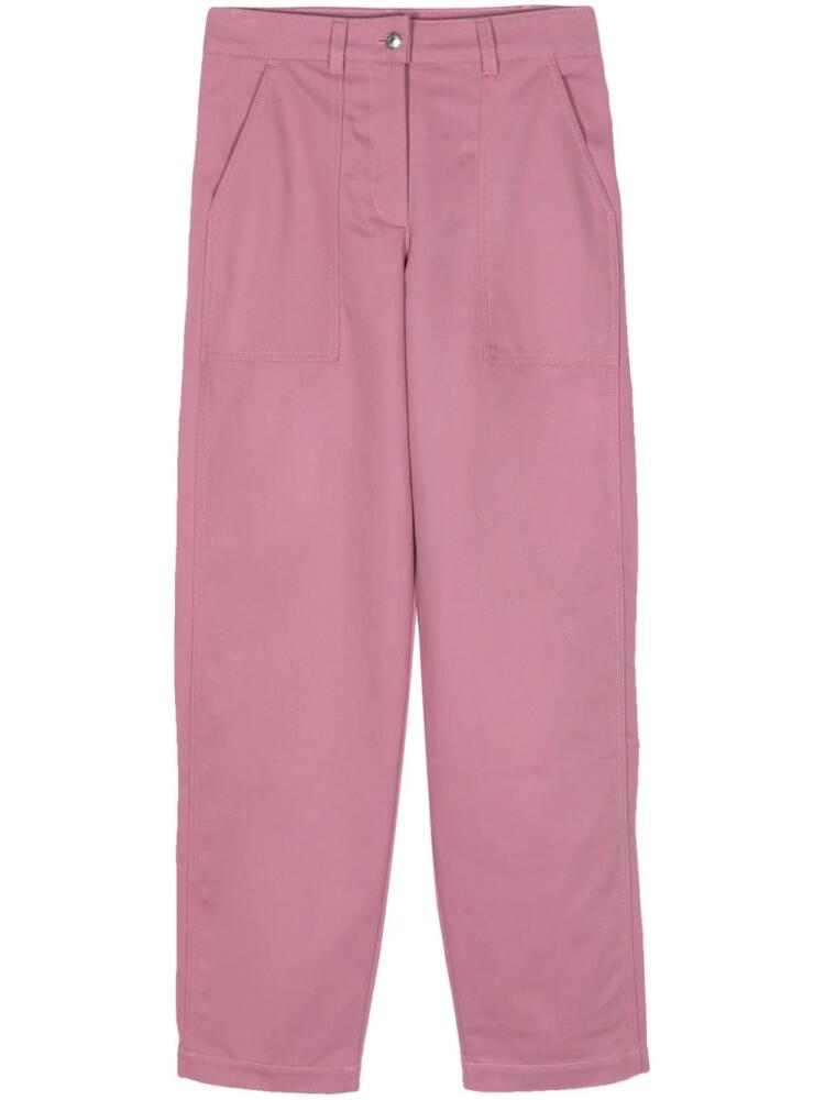 Maison Kitsuné high-rise straight-leg jeans - Pink Cover