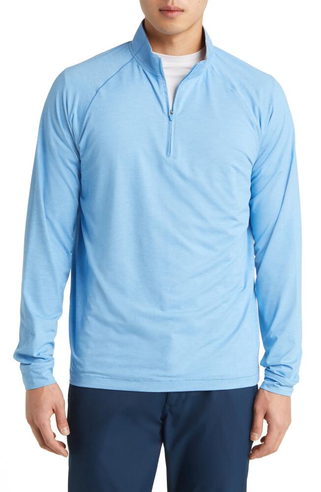 johnnie-O Freeborne PREP-FORMANCE Quarter Zip Pullover in Maliblu Cover