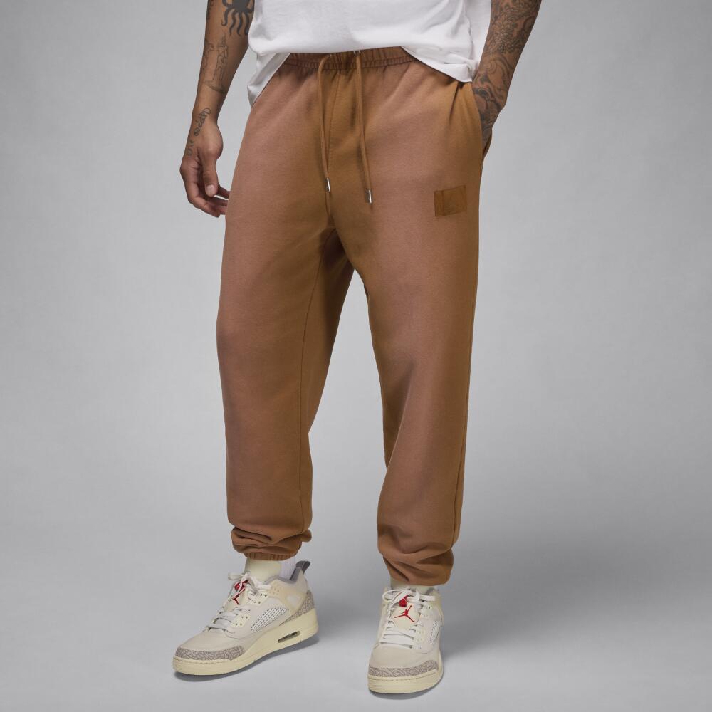 Men's Jordan Flight Fleece Pants in Brown Cover