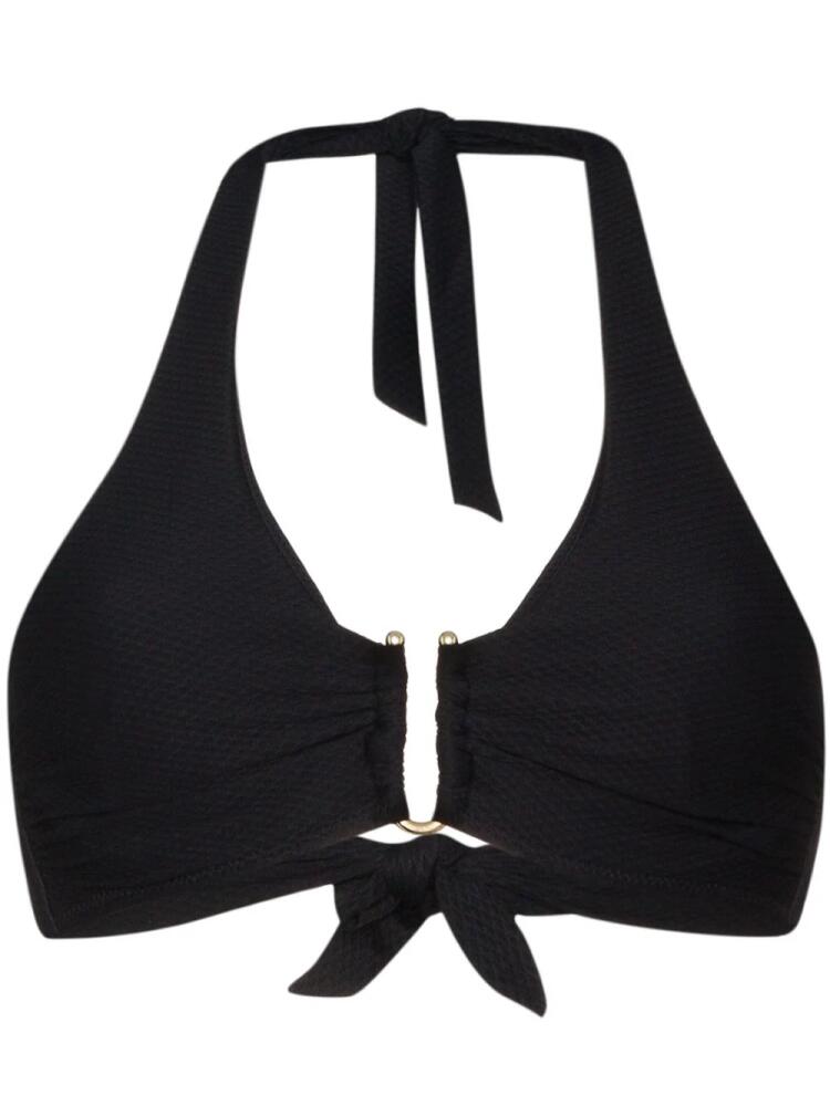 Heidi Klein Core halterneck bikini top - Black Cover