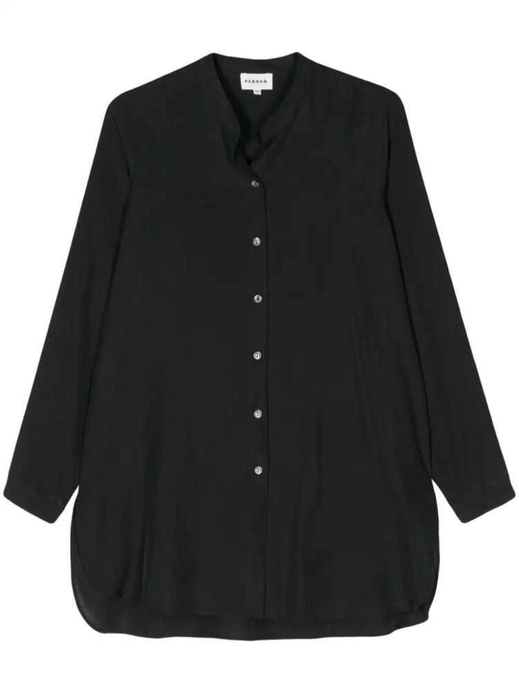 P.A.R.O.S.H. Sunny silk shirt - Black Cover