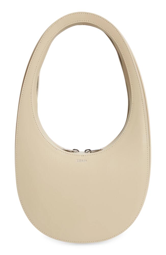 Coperni Swipe Leather Top Handle Bag in Sand Cover