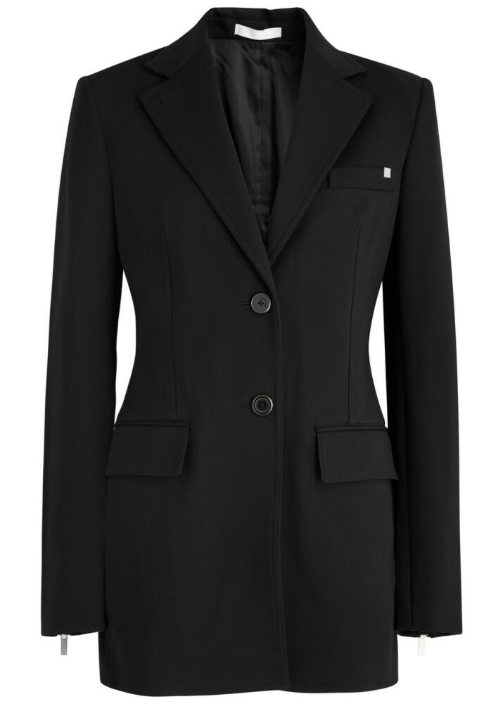 Helmut Lang Stretch-jersey Blazer - Black Cover