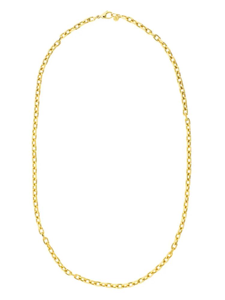 BUDDHA MAMA 20kt yellow gold diamond-cut cable chain Cover