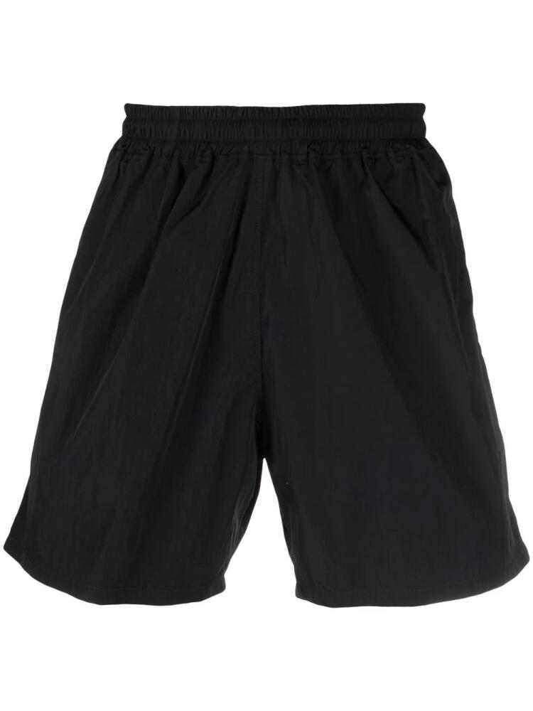 Aries logo print shorts - Black Cover