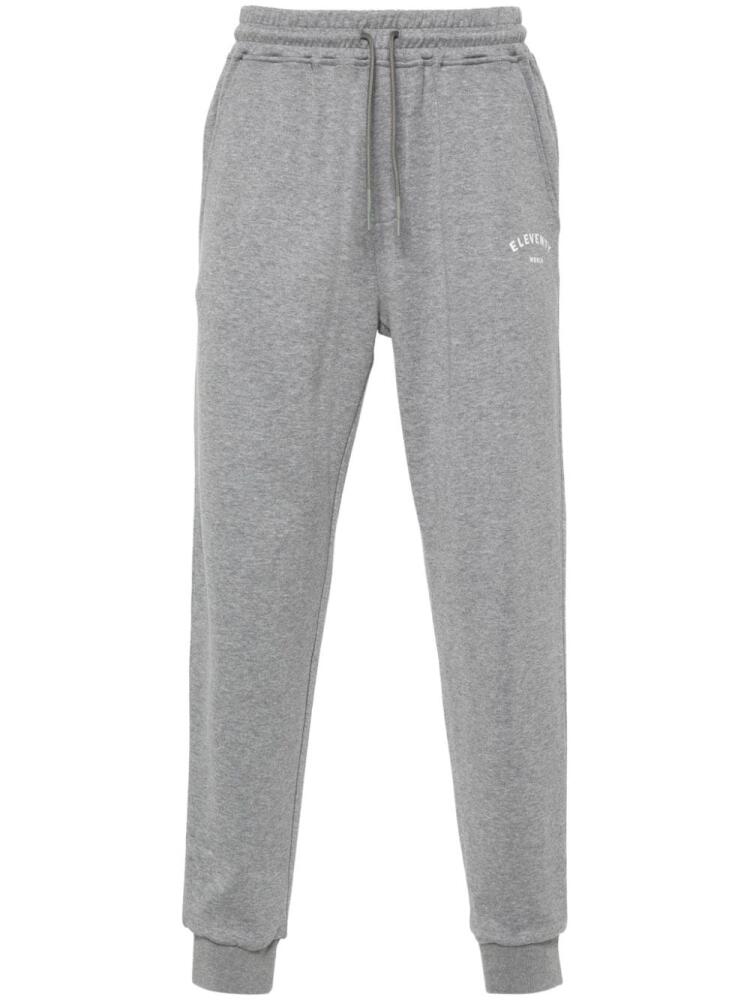 Eleventy mélange-effect track pants - Grey Cover