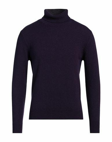 Aragona Man Turtleneck Purple Cashmere Cover