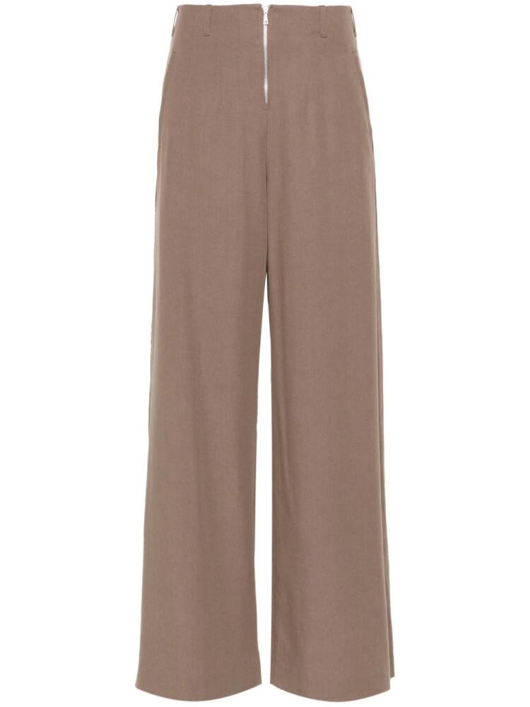 OUR LEGACY Serene wide-leg trousers - Brown Cover