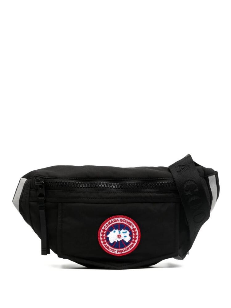 Canada Goose logo-appliqué belt bag - Black Cover