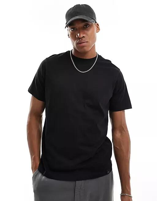 Pull & Bear basic T-shirt in black Cover