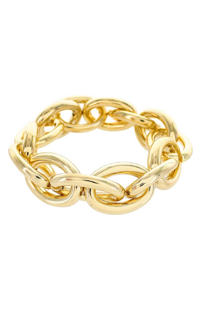 Panacea Link Stretch Bracelet in Gold Cover