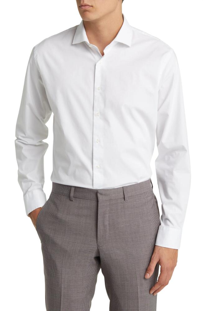 Nordstrom Trim Fit Dress Shirt in White Cover