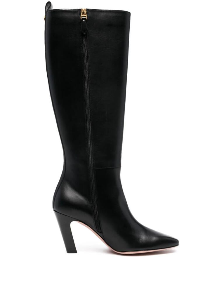 Bally 80mm leather boots - Black Cover