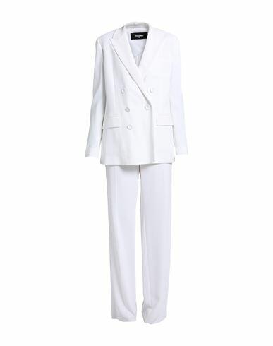 Dsquared2 Woman Suit White Viscose, Elastane Cover