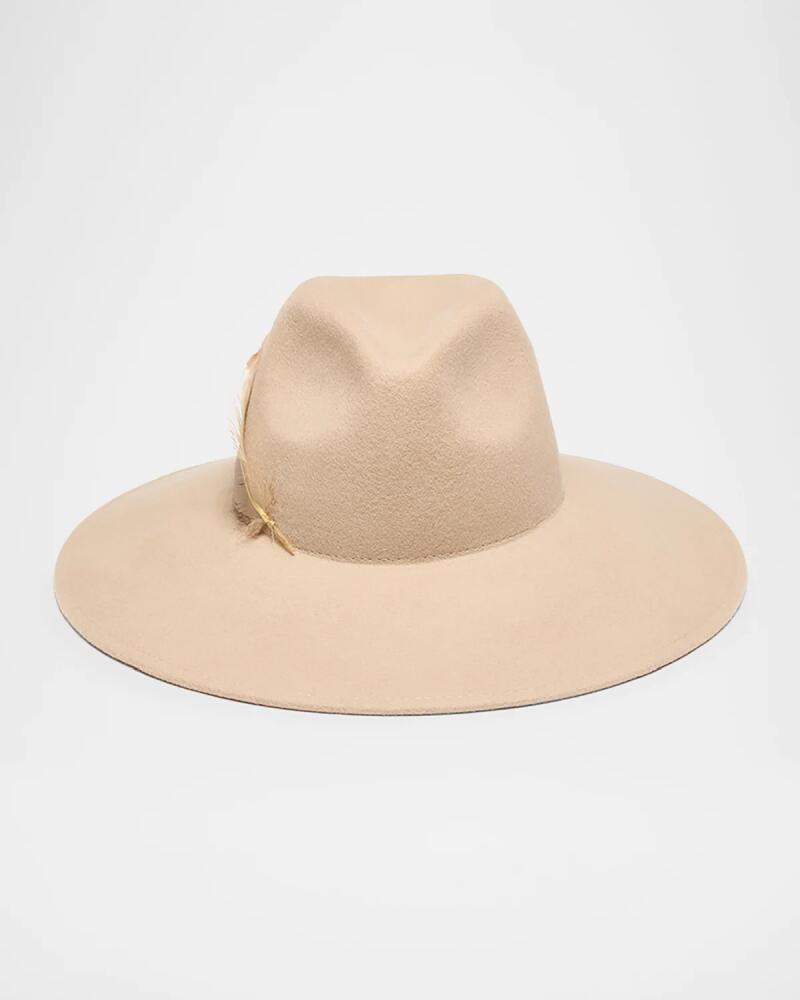 Eugenia Kim Emmanuelle Feather Trim Wool Fedora Cover