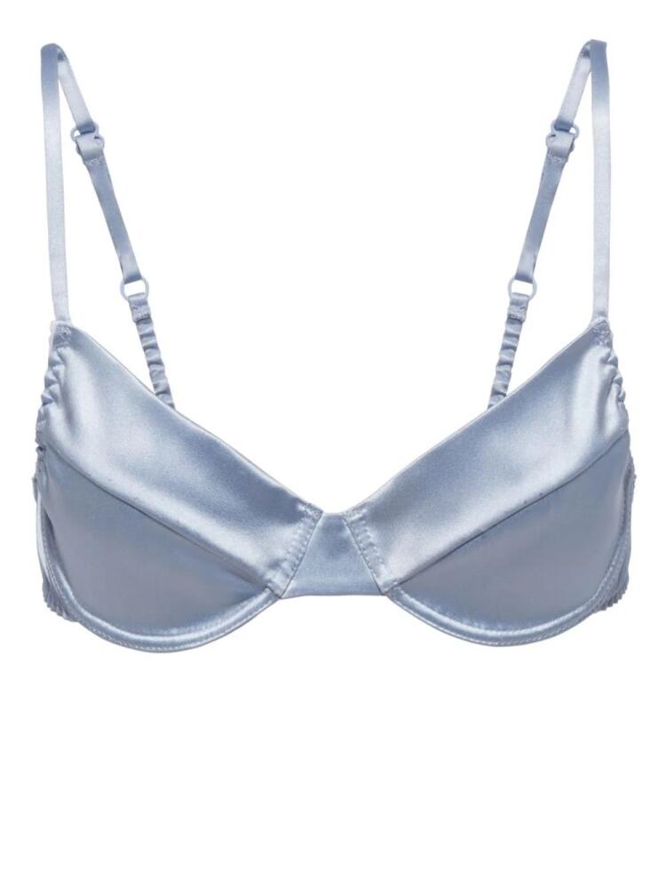 Miu Miu satin balconette bra - Grey Cover