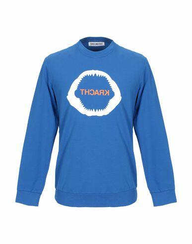 Bikkembergs Man Sweatshirt Bright blue Cotton, Elastane Cover