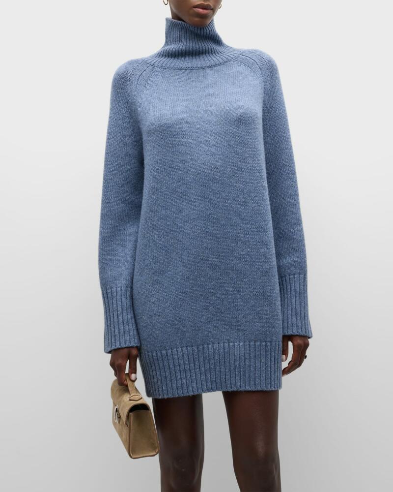 Vanessa Bruno Doralisa Turtleneck Wool Mini Sweater Dress Cover