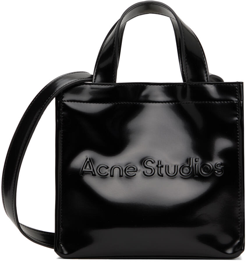 Acne Studios Black Mini Logo Tote Cover