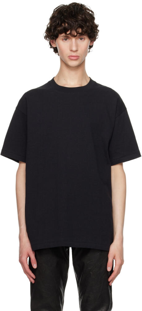 John Elliott Black Oversized University T-Shirt Cover