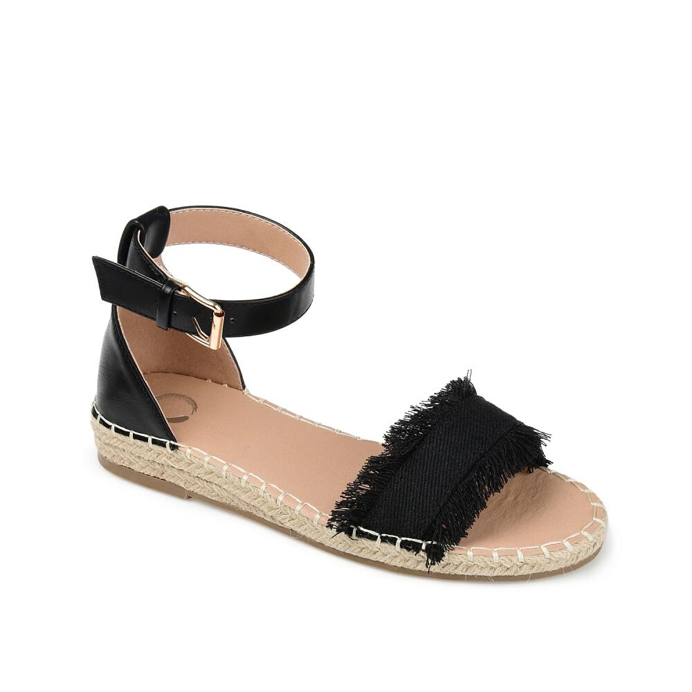 Journee Collection Tristeen Espadrille Sandal | Women's | Black Cover