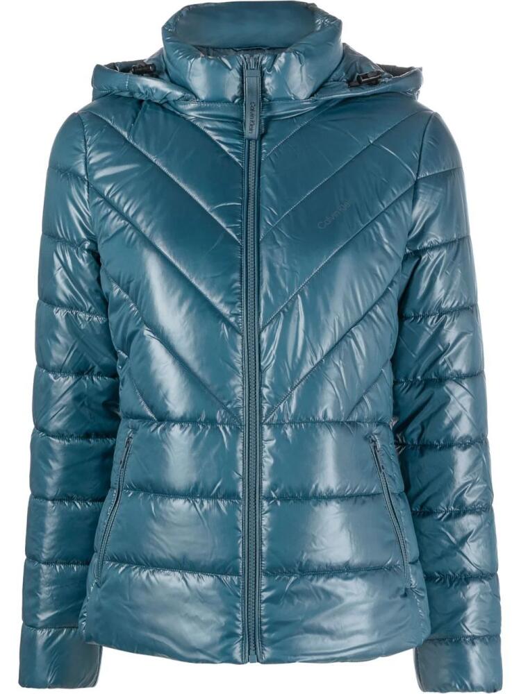 Calvin Klein recycled padded jacket - Blue Cover