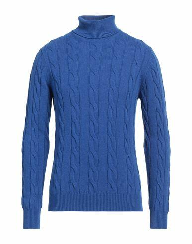 Aragona Man Turtleneck Bright blue Cashmere Cover