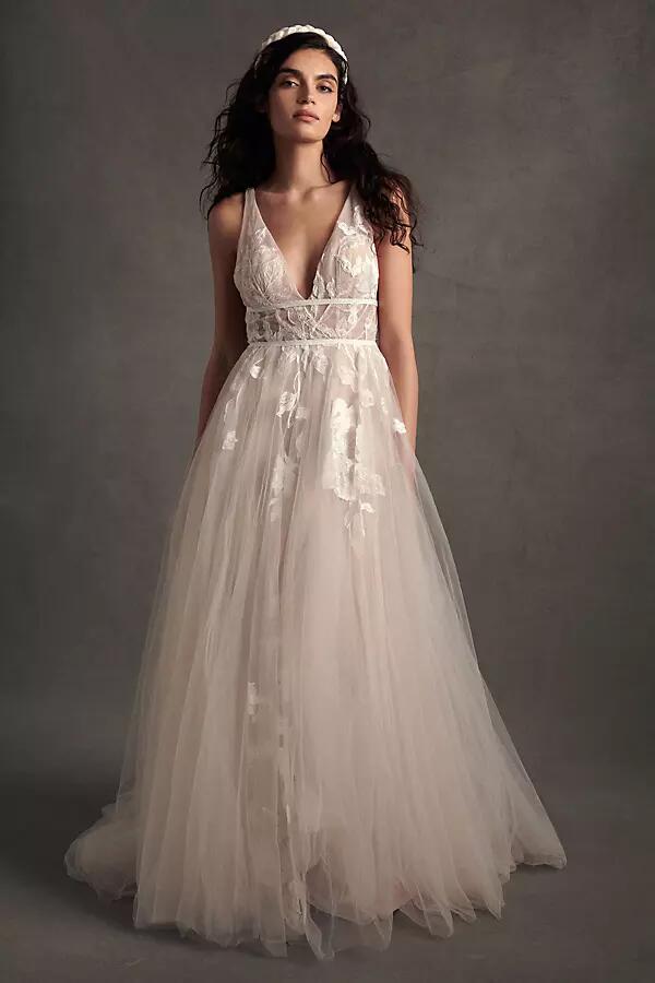 Willowby by Watters Hearst A-Line Tulle Wedding Gown Cover