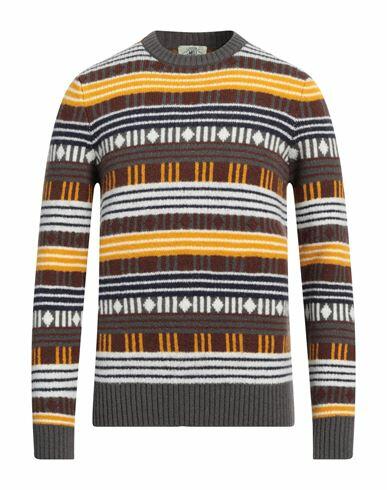 Mqj Man Sweater Brown Acrylic, Polyamide, Polyester, Wool Cover