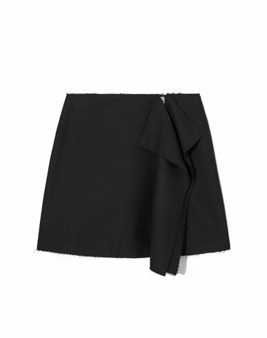 Cos Woman Mini skirt Black Polyester, Wool, Elastane Cover