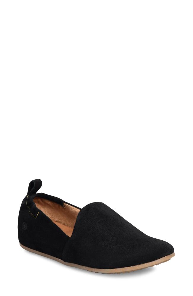 Børn Margarite Loafer in Black Suede Cover