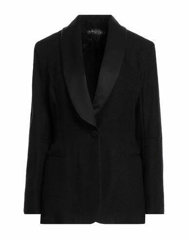 Our Legacy Woman Blazer Black Wool, Linen, Viscose, Virgin Wool Cover