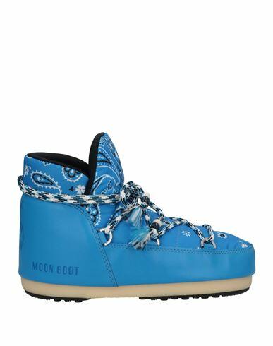 Alanui Woman Ankle boots Azure Textile fibers Cover