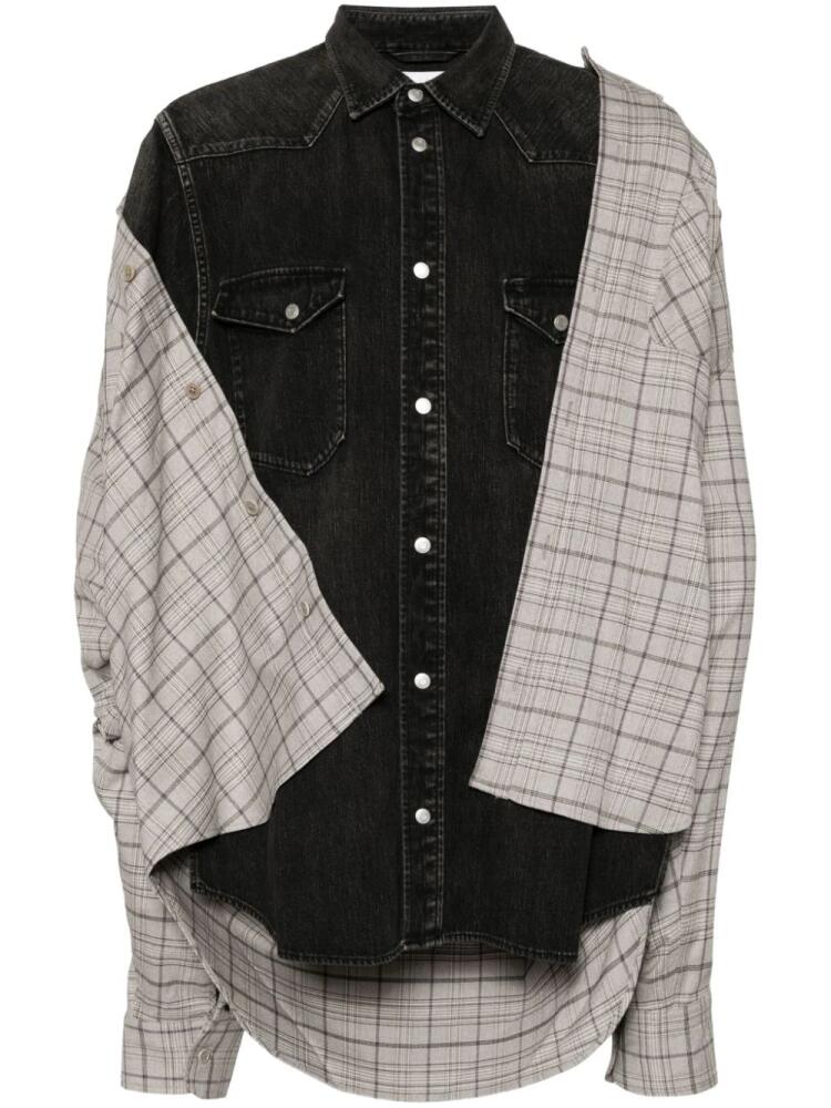 Doublet undressed layered shirt - Grey Cover