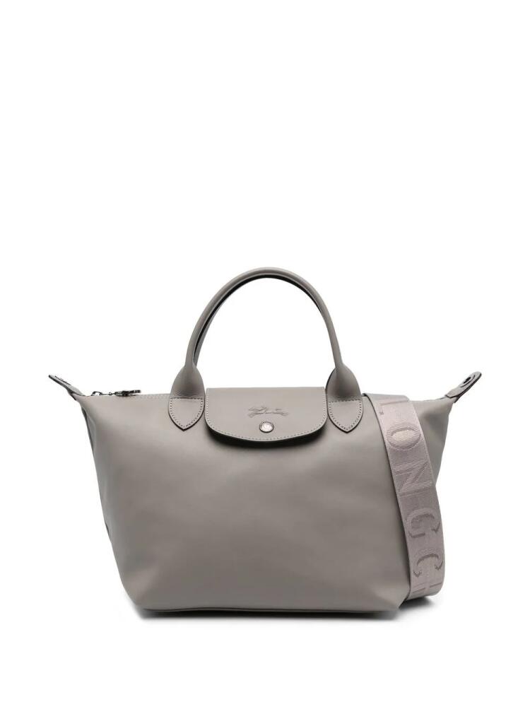 Longchamp Le Pliage logo-strap bag - Grey Cover