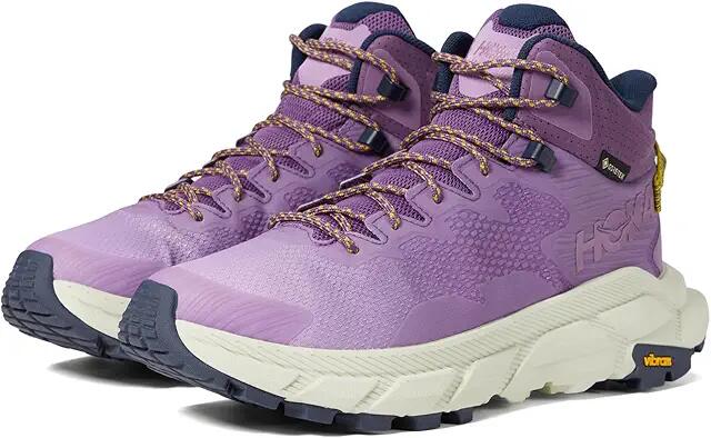 Hoka Women's Trail Code GORE-TEX(r) (Amethyst/Celadon Tint) Women's Shoes Cover