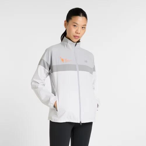 New Balance Women's NYC Marathon Jacket - Grey Cover