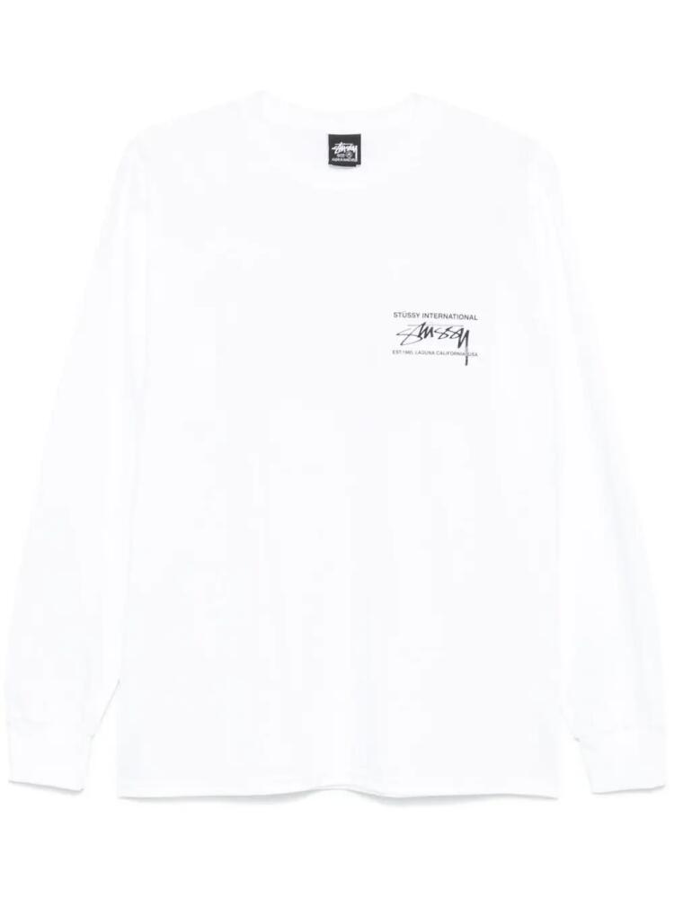 Stüssy Smooth International T-shirt - White Cover