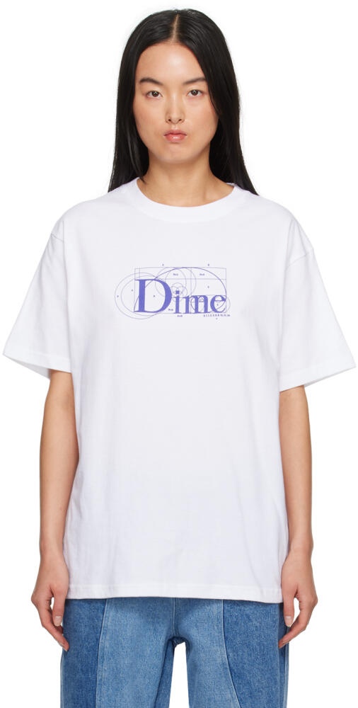 Dime White Ratio T-Shirt Cover