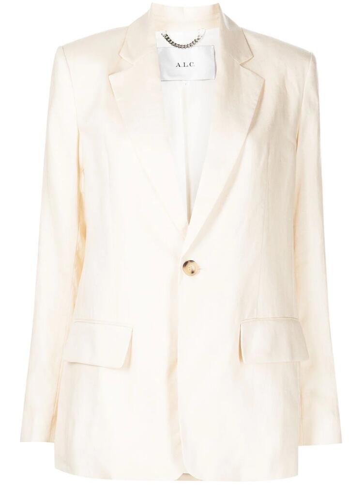 A.L.C. Arlo single-breasted jacket - Neutrals Cover