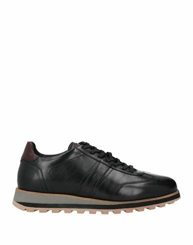 Alberto Guardiani Man Sneakers Black Leather Cover