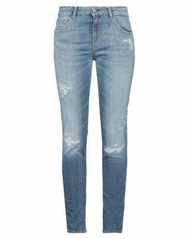 Replay Woman Jeans Blue Cotton, Elastane Cover