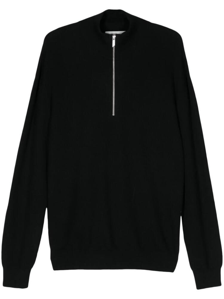 Closed half-zip sweater - Black Cover